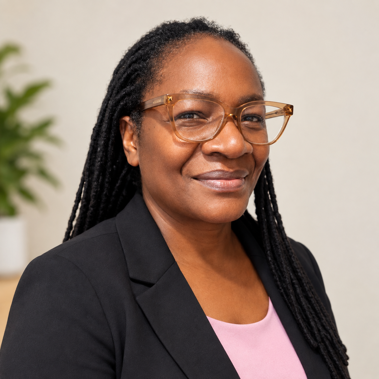 Noreen, social worker and founder of Calm Waters Wellbeing Practice